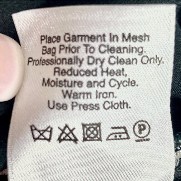 DKNYC Embroidered Geometric Print Dress Size 4 Black White Linen Blend Sheath - Picture 10 of 10